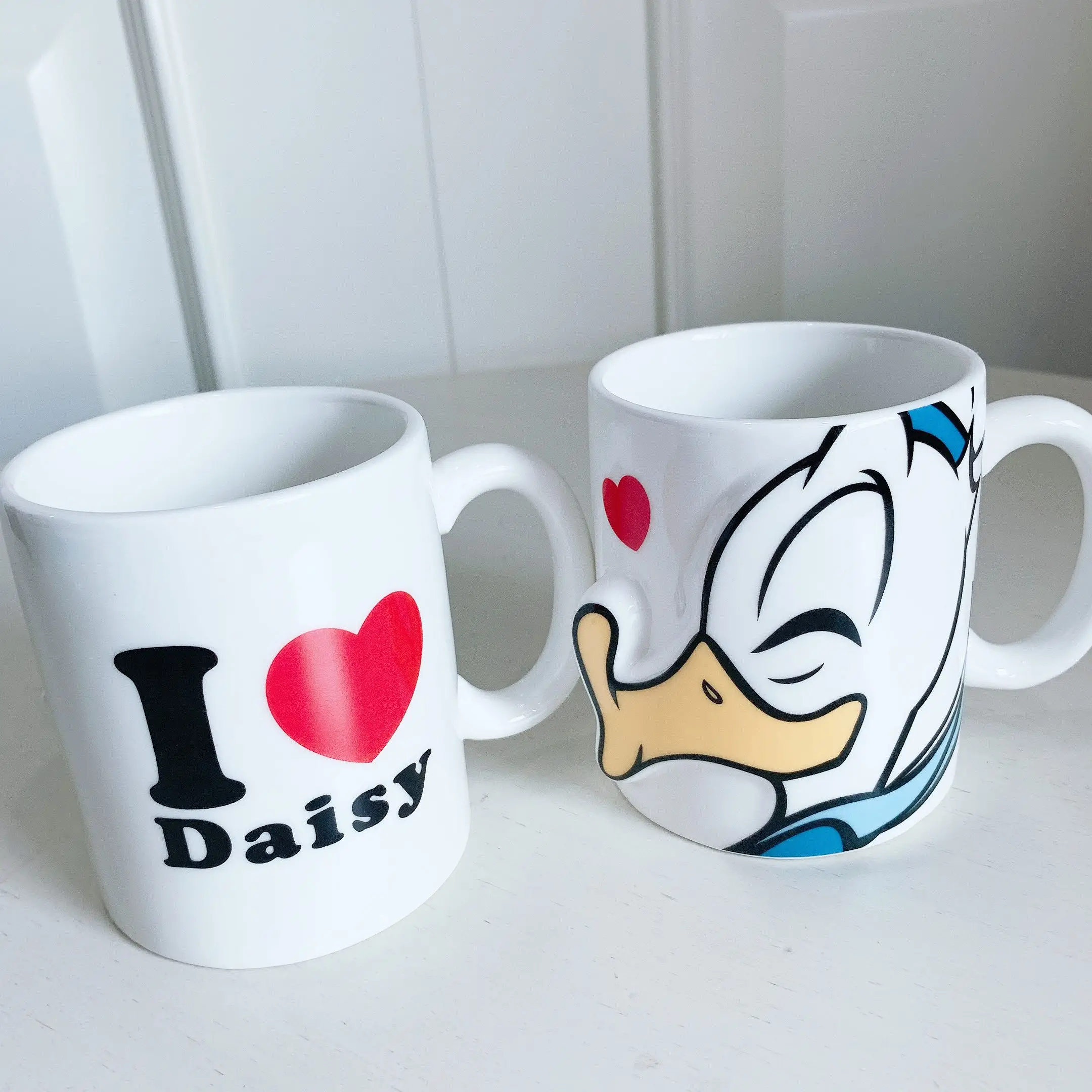 Buy Ceramic Mug Donald Duck Series s Couple Mugs 500 ml - Product collection