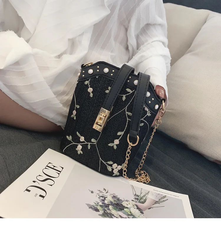Bolsa feminina, соломенная сумка, кружевная, переносная сумка-мешок, женская, новинка, летняя, Сказочная, перламутровая, тканая, Мини, Студенческая сумка на цепочке