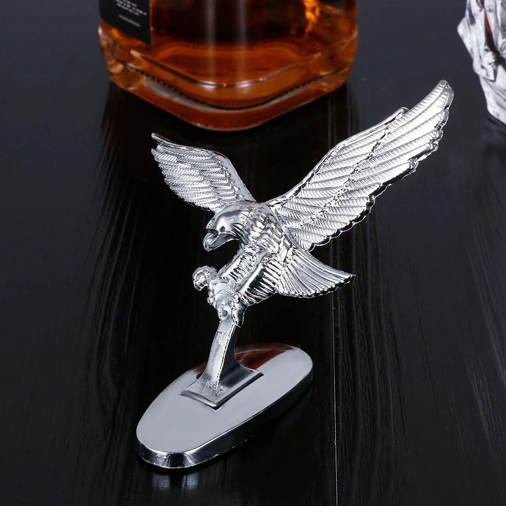 1PC 3D Car Ornament Badge Angel Eagle Chrome Front Cover Bonnet Logo Hood Auto Exterior Decoration Modification Accessories | Автомобили и