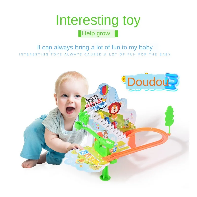 Track Toys,happy Peas Climb Stairs 