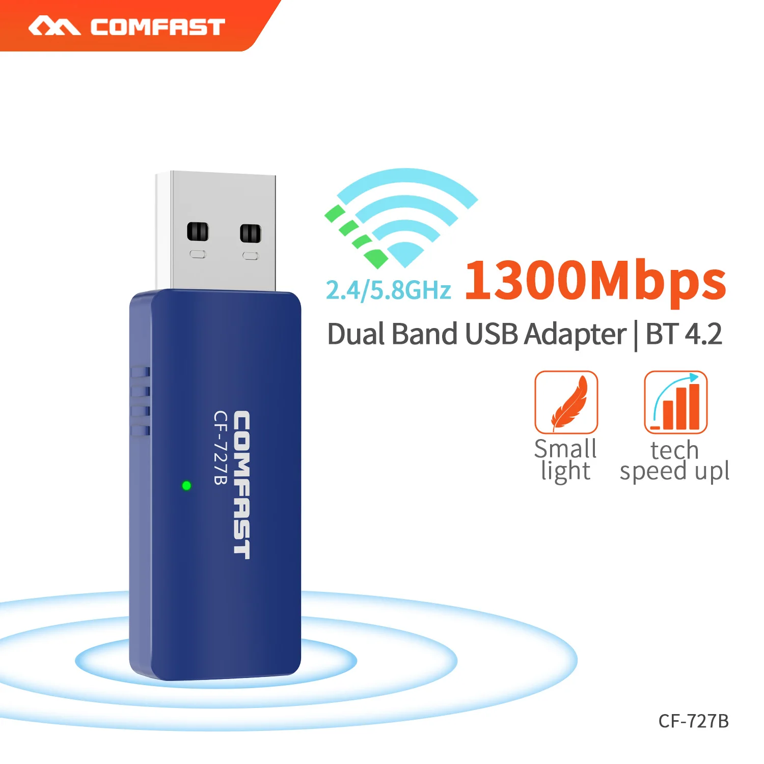 Adaptateur Wifi 5ghz USB, carte réseau, dongle clé antenne sans