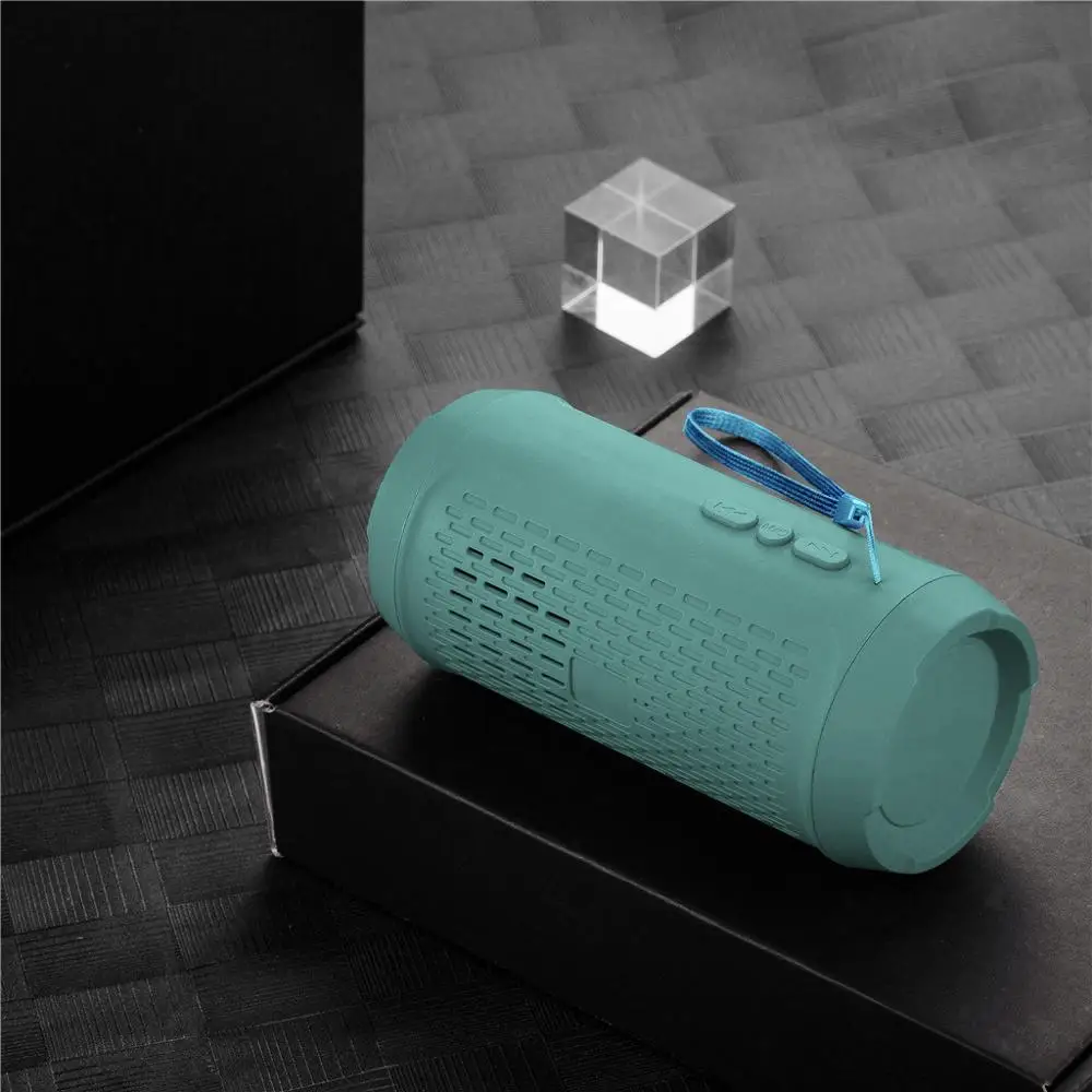 Bluetooth Speaker Portable Outdoor Loudspeaker Wireless Mini Column SD Card FM Speaker For Smartphone Tablet PC#D2