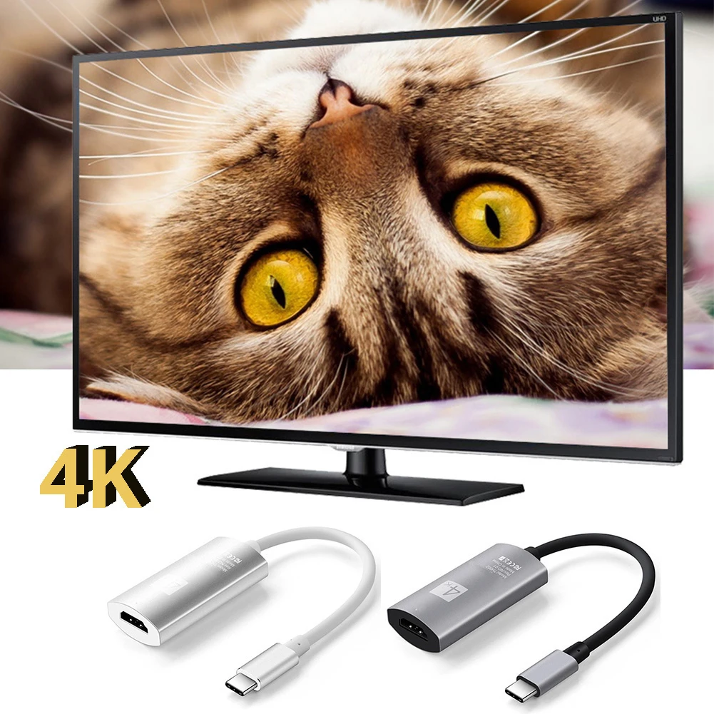 3.1 Ÿ C to HDMI ȣȯ ̺  4k   ̺  Ʈ 8 S8 HDTV ǻ PC ƺ, Macbook