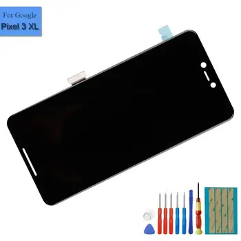 

Tigenkey Touch Screen Compatible with Google Pixel 3XL 6.3"Touch Screen Display Assembly Digitizer Glass LCD with Adhesive+ToolS