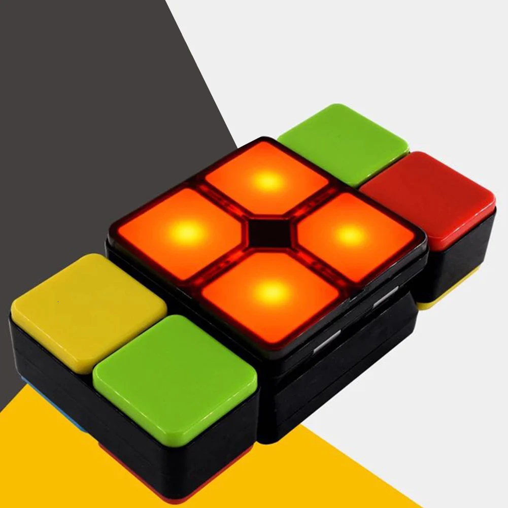 Hinnixy волшебный куб Ночная лампа умная головоломка электронная музыка светодиодный игрушки креативные Сменные игровые светильники подарок