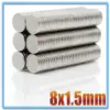 20~500Pcs N35 Round Magnet 8x1 8x1.5 8x2 8x3 8x4 8x5 8x6 8x10 Neodymium Magnet Permanent NdFeB Super Strong Powerful Magnets ► Photo 3/6