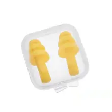 Sleeping silicone earplugs mute noise reduction and anti-noise super waterproof and soundproof