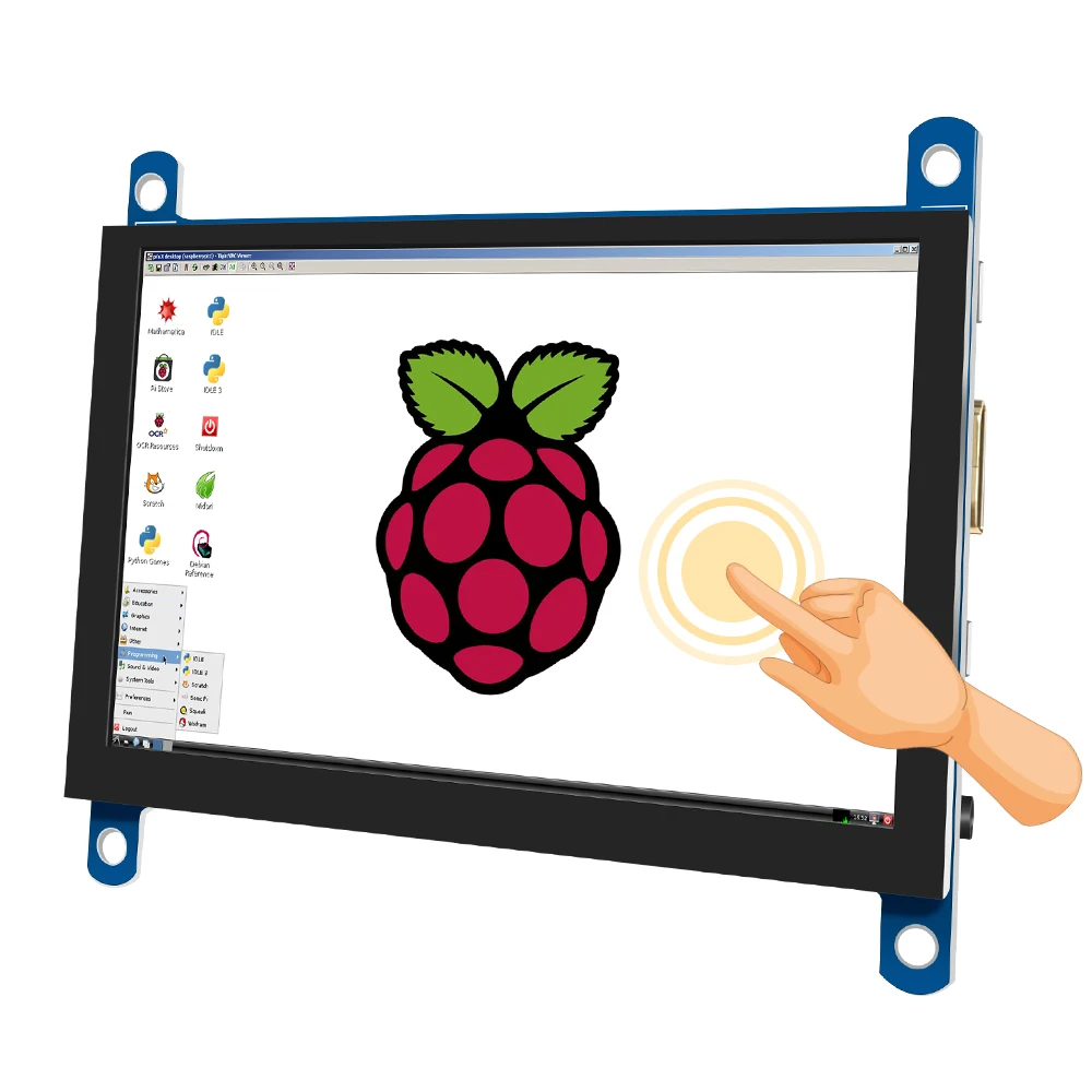 5.0  5008 AIDA64 5008 Monitor 480*800 Capacitive Touch Screen Raspberry Pi 4 3B+/ PC/Banana display HDMI-compatible module 5inch