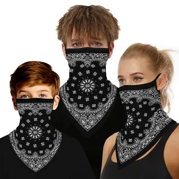 

Mandala Triangle Child Mask Washable Dust Anti-pollution Fashion Protective Mask Fabric Earloop Elastic Cloth Face Mask Unisex