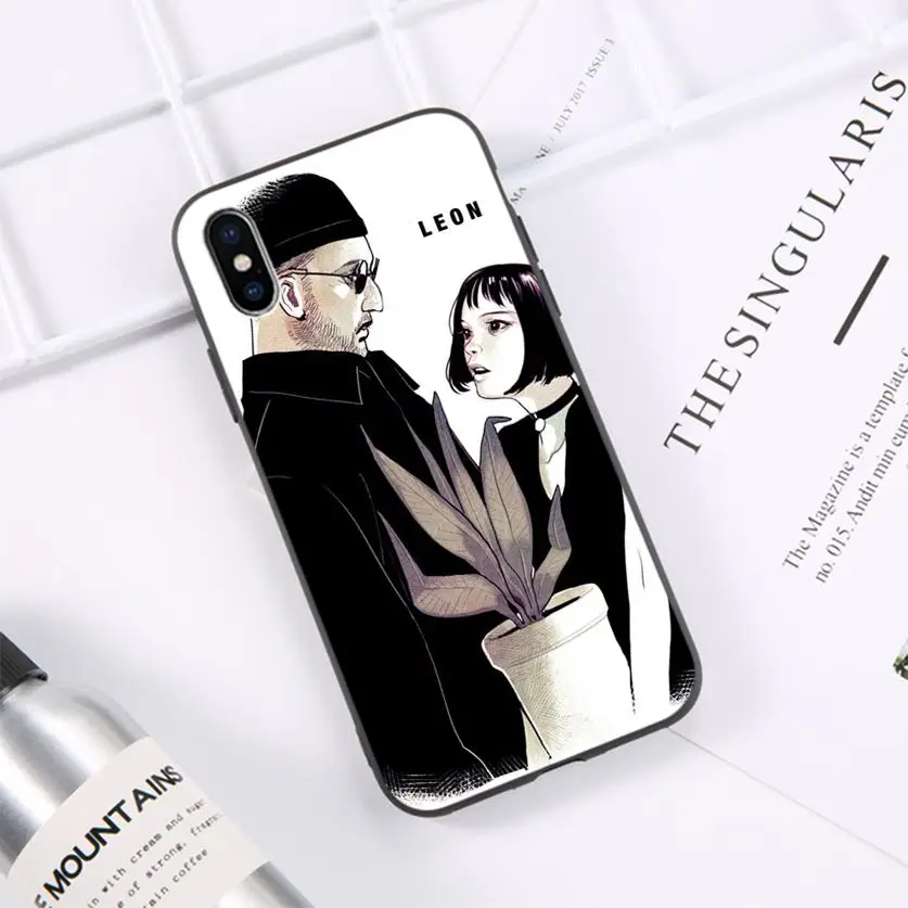 Чехол для мобильного телефона HTxian Leon Matilda Natalie Portman Movie Poster iPhone 11 pro XS MAX 8 7 6 6S Plus X 5 5S se