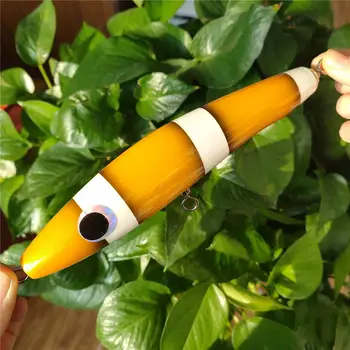 

Swolfy 19cm 68g Saltwater Fishing Lure Wood Popper Pencils Wood Fishing Lure fishing tackle