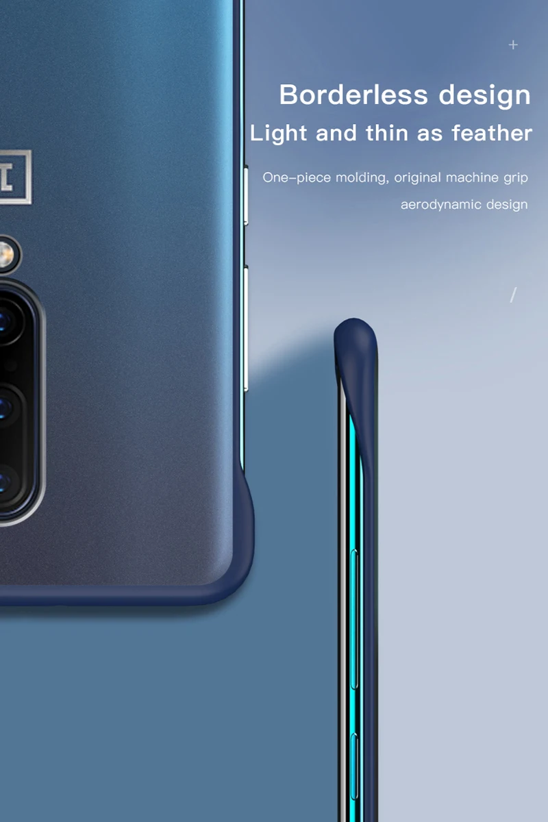 Ультратонкий матовый чехол для телефона OnePlus 6 T 7 Plus без полей с кольцевой пряжкой