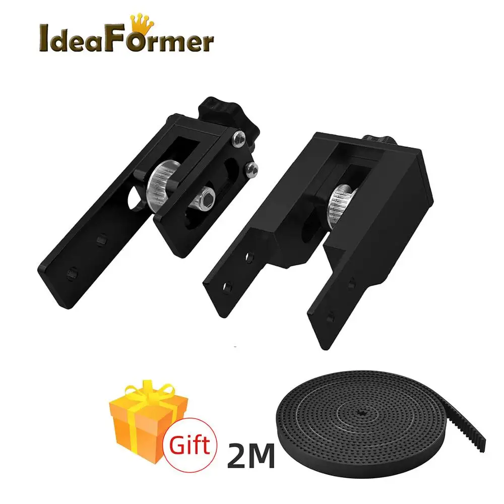 

1 set 3d printer Parts 2020 X axis V-Slot + 2040 Y axis timing belt Stretch Straighten tensioner For Creality Ender 3 CR-10 10S