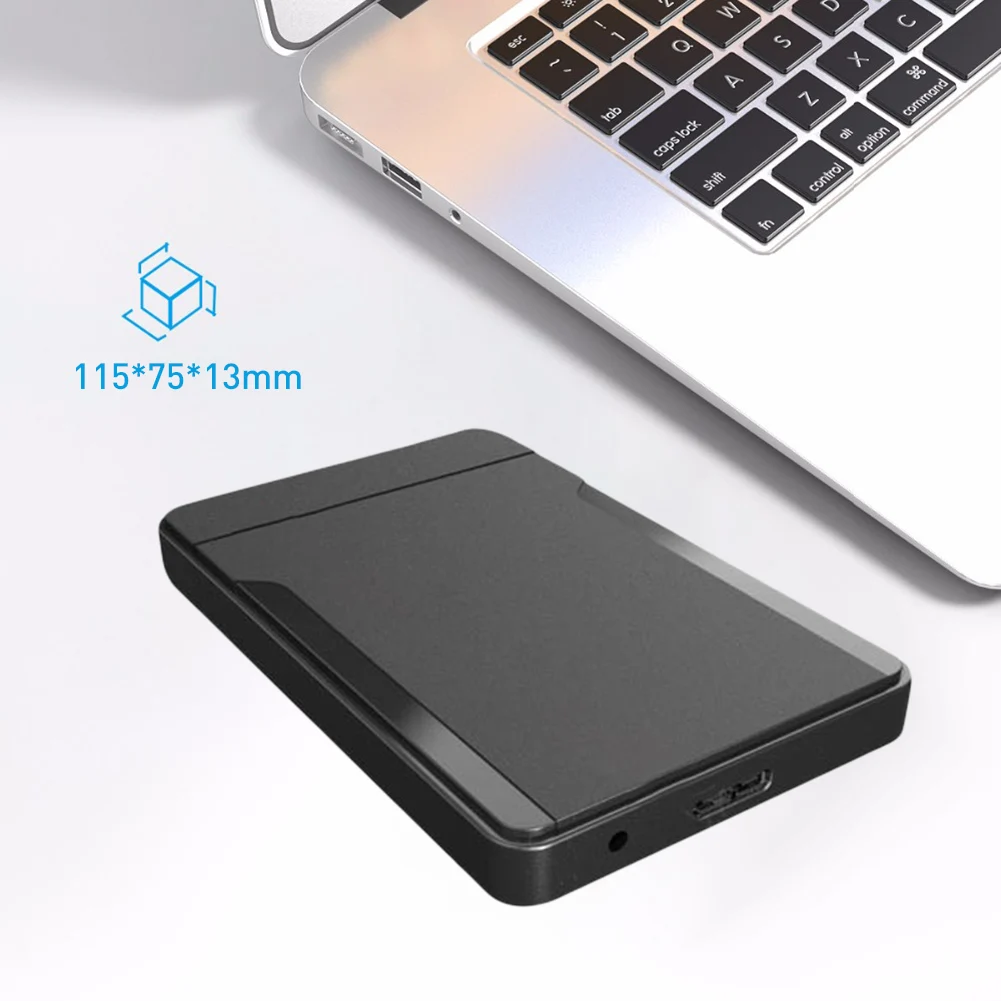 2.5inch HDD Caddy Enclosure 2.5inch SATA SSD Mobile Disk Box Cases Laptop Hard Drive USB3.0/2.0 HDD Case For Windows/Mac