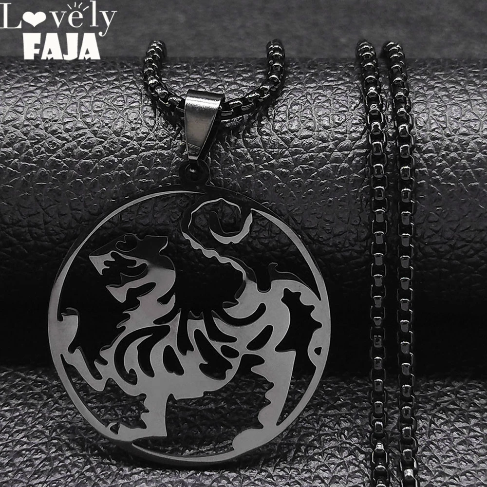 Stainless Steel Shotokan Karate Martial Arts Pendant Necklace Women/Men