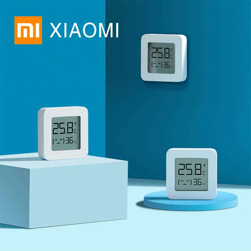 

XIAOMI MIJIA Thermohygrometer 2 Bluetooth Hygrometer Smart Humidity Sensor Digital LCD display electronic room thermometer APP