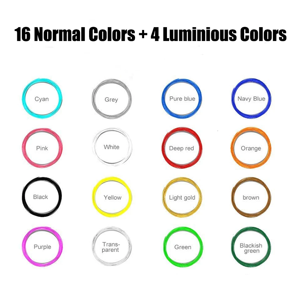SUNLU 3D Ручка PLA Filament Refill 1,75 мм SL-300 M1 3D печать Ручка материал 20 сумок, общий вес длина 100 м