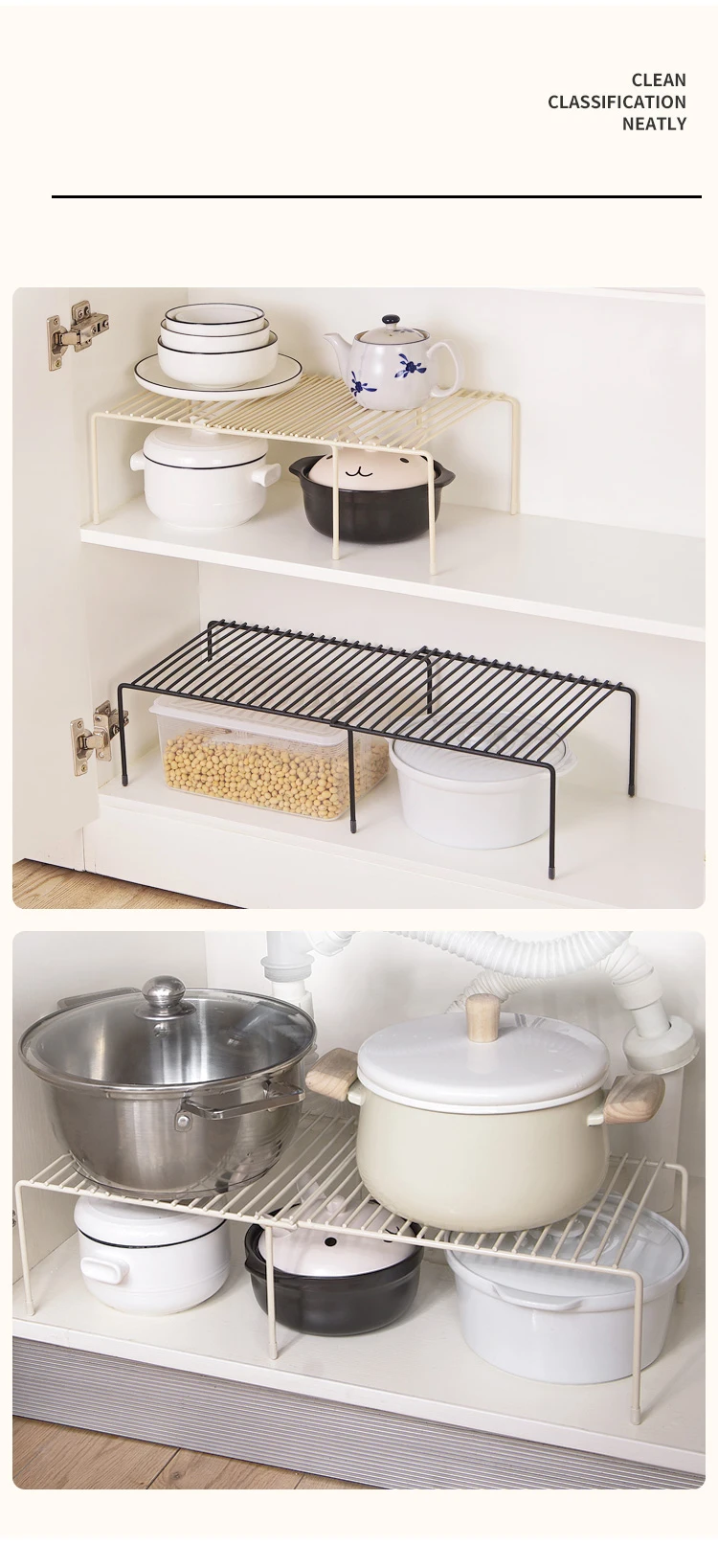 Iron Wire Kitchen Storage Rack Cosmetic Makeup Basket Metal Spice Seasoning Holder Bathroom Shelf Desktop Kitchen Organizer Storage Holders Racks Aliexpress