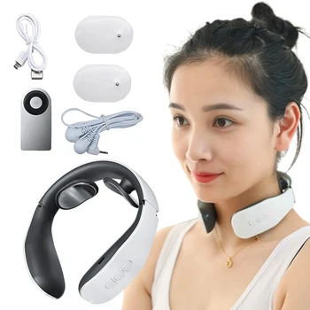 

Electric Neck Massager Remote Control Massager For Neck Far Infrared Heating Pain Relief Tool Health Care Relaxation Machine