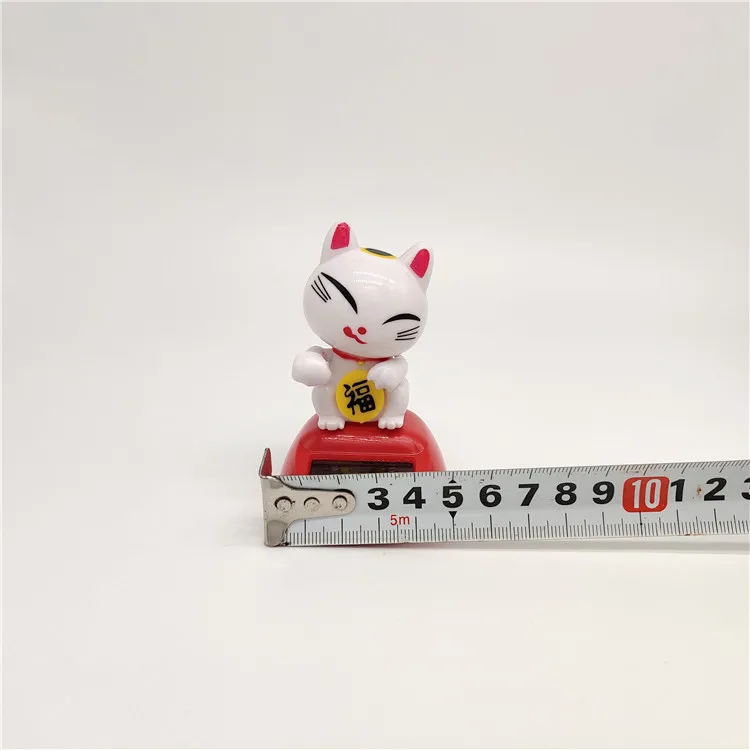 Новые солнечные украшения автомобиля Lucky Cat Симпатичные авто аксессуары украшение автомобиля Lucky приносит безопасность креативное украшение-кукла