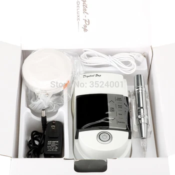 

Professional Permanent Makeup Tattoo Machine Kit Set Digital Device Motor Tattoo Power Pen Supply For Eyebrow Lip With Needles
