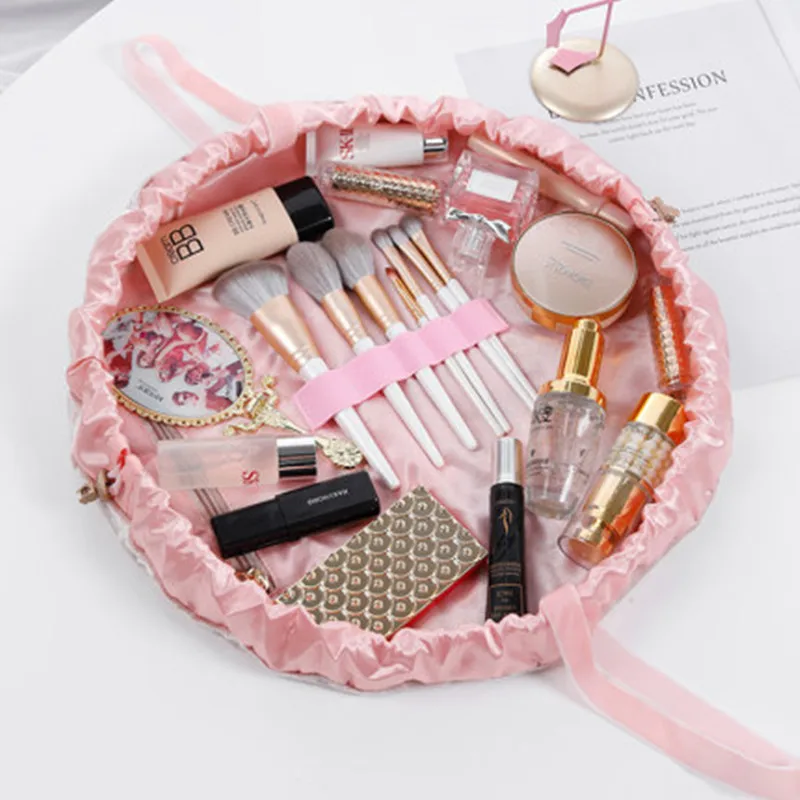 

New Drawstring Travel Cosmetic Bag Rabbit Makeup Bag Organizer Make Cosmetic Bag Case Storage Pouch Toiletry Beauty Kit Box
