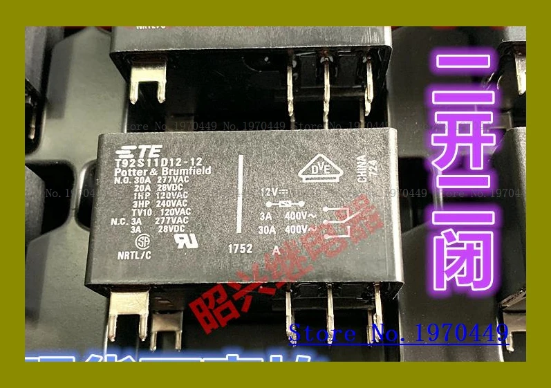 

T92S11D12-12 30A 8-1393211-9 12VDC