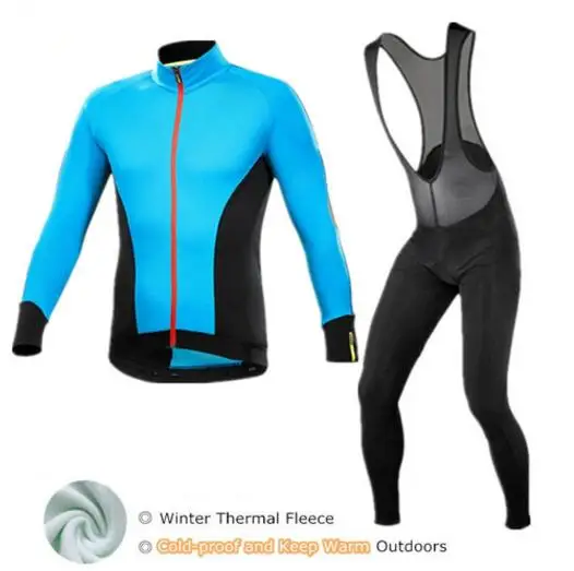 Mavic зимний комплект для велоспорта, термальная флисовая велосипедная профессиональная одежда, командный велосипед, спуск, шерстяной облегающий костюм Одежда для езды на горном велосипеде, Roupas De Ciclismo - Цвет: 8