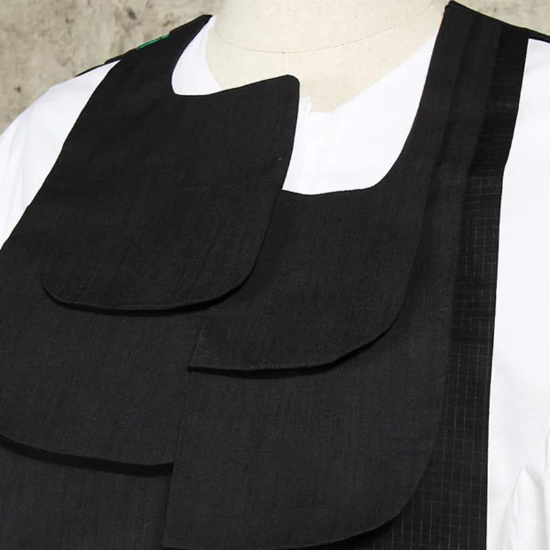 [EAM] Women Blouse New Round Collar Long Lantern