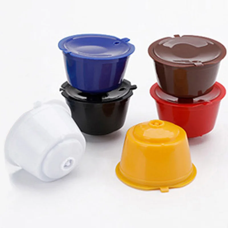 Filtro de cápsula de café reutilizable para Dolce Gusto Nespresso, accesorios de cocina, taza de café