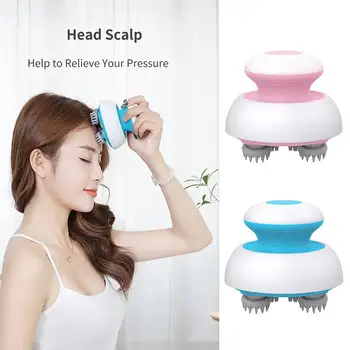 

Electric Head Massage Wireless Scalp Massager Prevent Hair Loss Waterproof Multifunctional Electric Head Relaxer Instrument