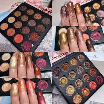 

16colors soft texture eye shadow disc detachable DIY glitter powder eye shadow makeup palette matte eye shadow pigment cosmetics