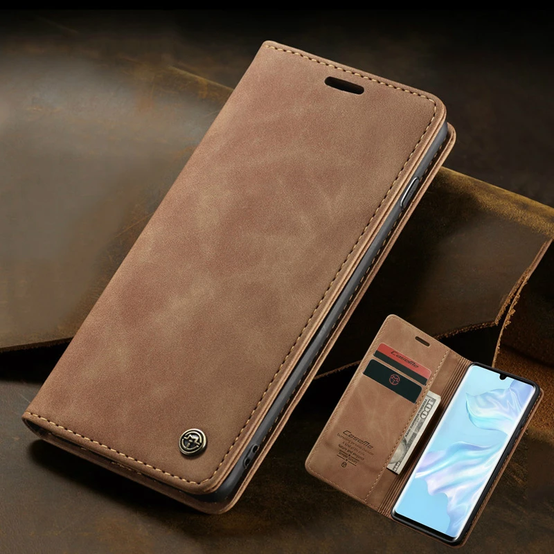 Кожаный флип-чехол для Huawei Mate 30 P40 P30 P20 Pro Lite Магнитный Hawei P Smart 2019 Honor 9 10 Enjoy7s чехол с