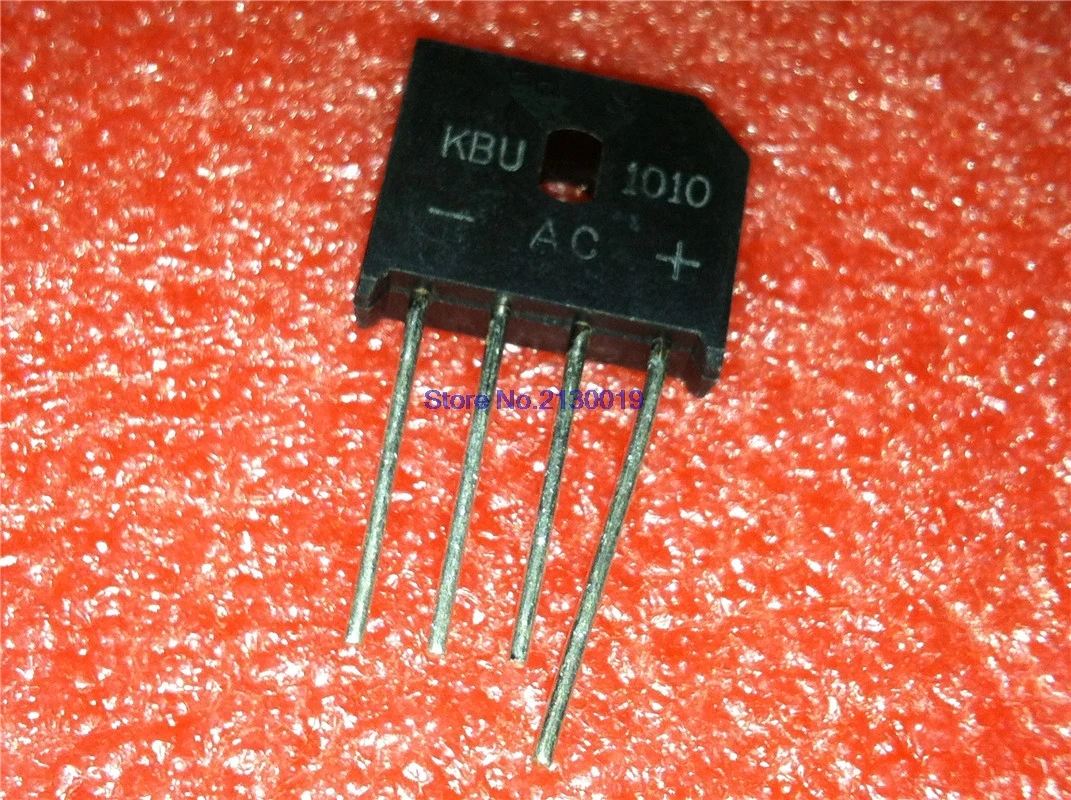 

5pcs/lot KBU1010 KBU-1010 10A 1000V diode bridge rectifier new and original IC In Stock