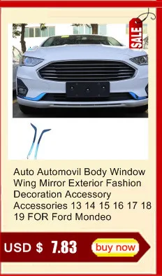 Automovil Авто декоративная система управления чашки шестерни интерьер мода отделка Чехлы Декоративные наклейки полосы 17 18 для Ford Mondeo