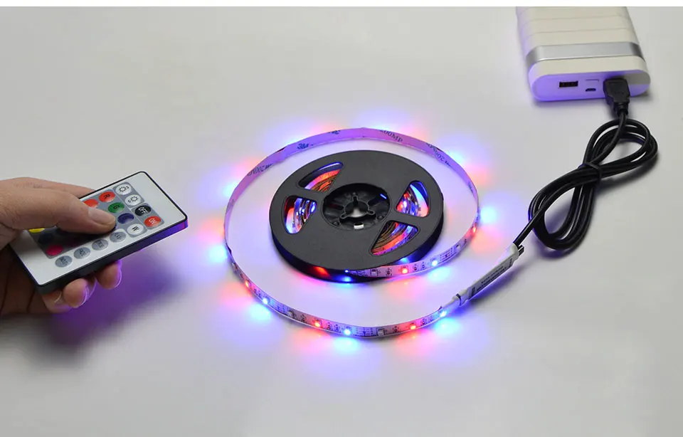 Cocina RGB Светодиодные полосы света для кухни 1 м-5 м лента 24 клавиши дистанционного светодиодный свет для ТВ ПОДСВЕТКА рабочего стола Декоративная скатерть
