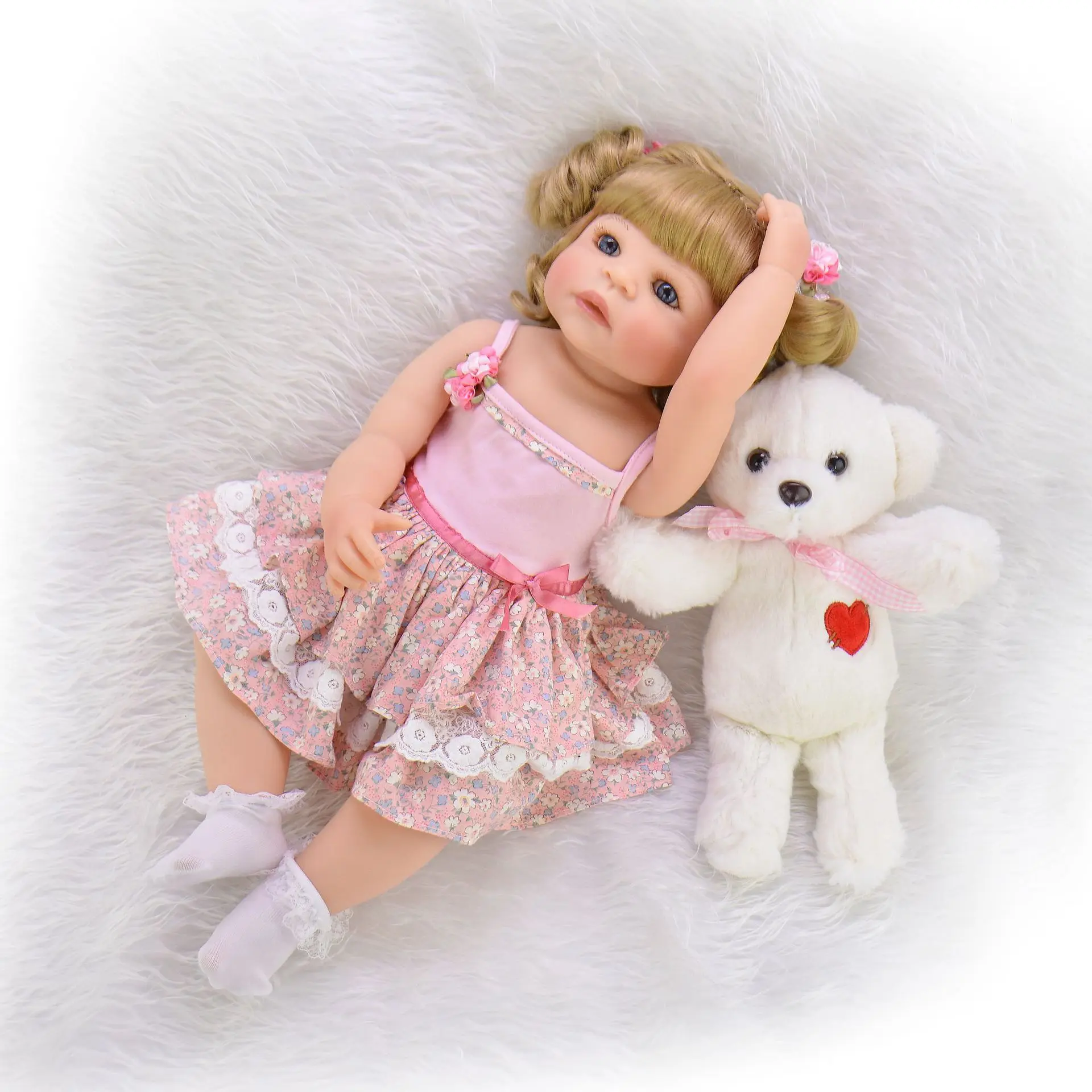  Keiumi Reborn Baby Doll 22-Inch 55 Cm Model Infant All Silica Gel GIRL'S