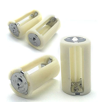 

Parallel Connecting 3 x 1.5 V AA to D Size Battery Adapter Case Holder