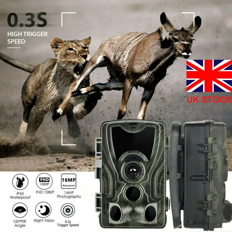

Hot 1080P 16MP 2G Hunting Trail Camera Wildlife Scouting Cam IR Night Vision IP65 Waterproof