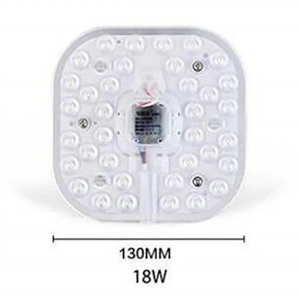 thumbnail image 1 of Panel de luz LED circular de 12 W, 18 W, 24 W y 36 W, SMD, para techo, cuadrado, CA de 220 V, 230 V y 240 V, 1 of 5