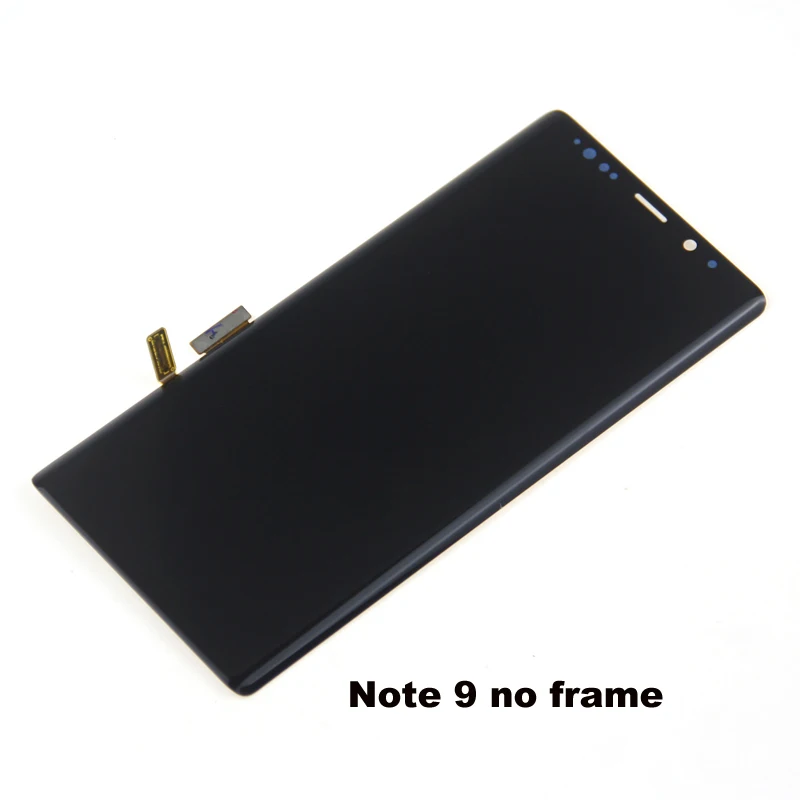 Супер AMOLED 6,4 ''ЖК-дисплей для SAMSUNG GALAXY Note 9 Note9 N960D N960F сенсорный экран дигитайзер сборка+ рамка - Цвет: note 9 no frame