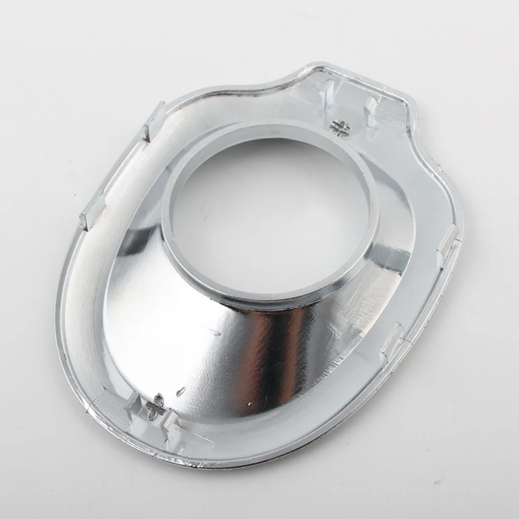 Motorcycle Fairing Ignition Key Accent Lock Cover Decoration Replacement for Honda Goldwing GL1800 2001-2005 (Chrome)