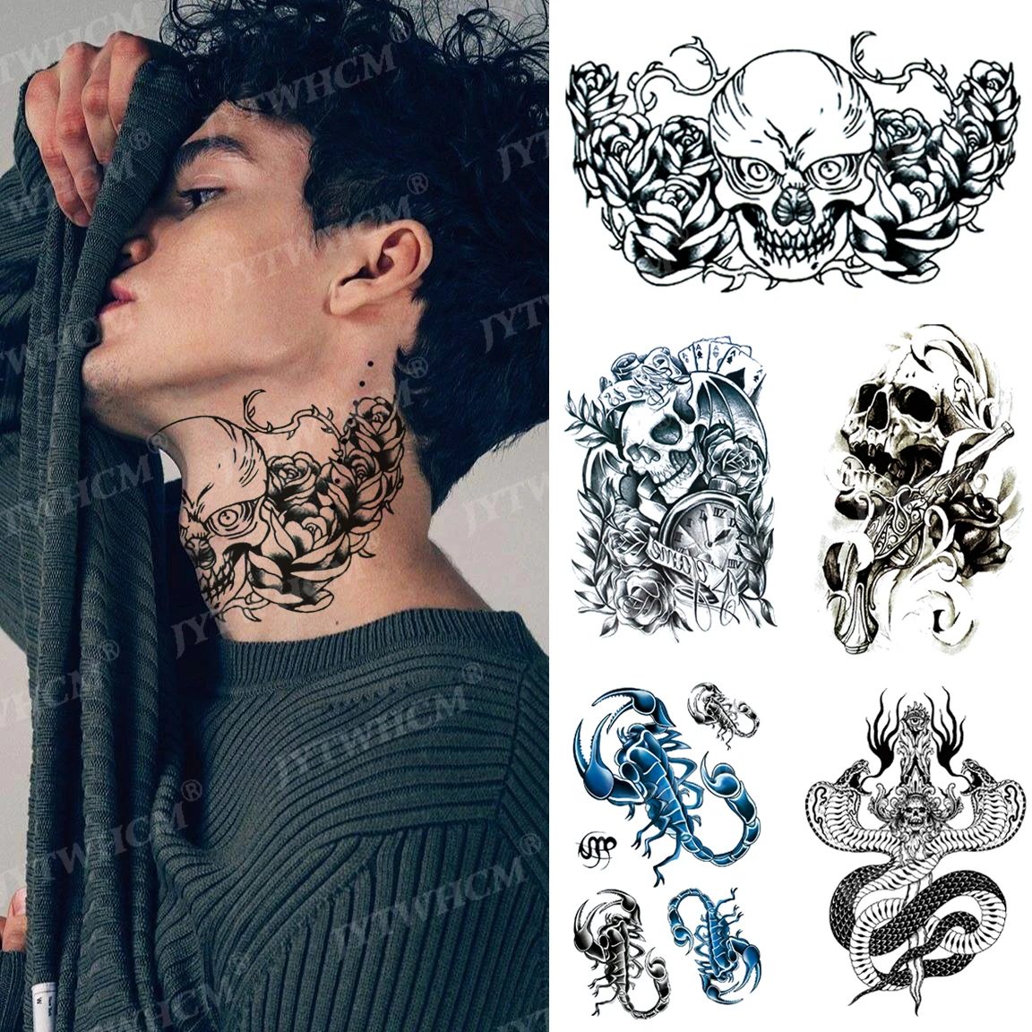 Aggregate 81+ temporary neck tattoos