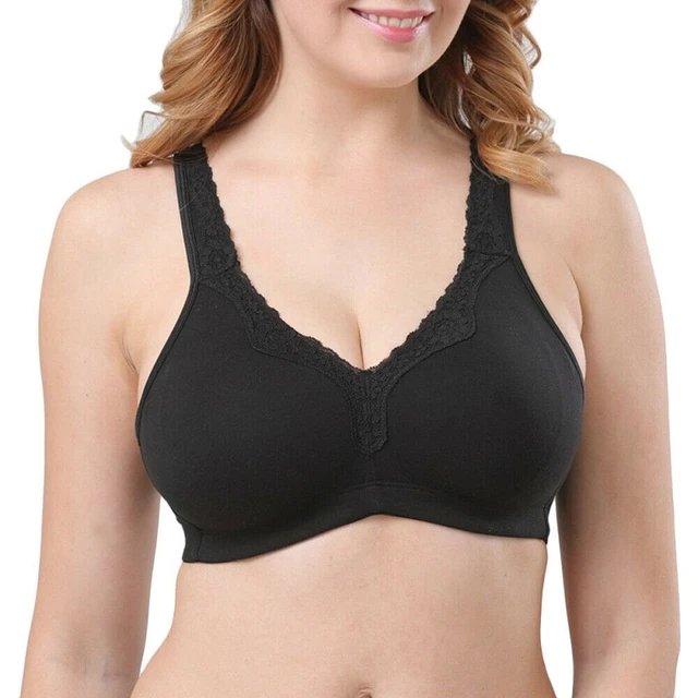 Plus Size Active Bra Women's Underwear Wireless Soft B C. Cup Big Breast  Thin Cup Underwear Bra (Bands Size : 85B 85C, Color : F) : :  Clothing, Shoes & Accessories