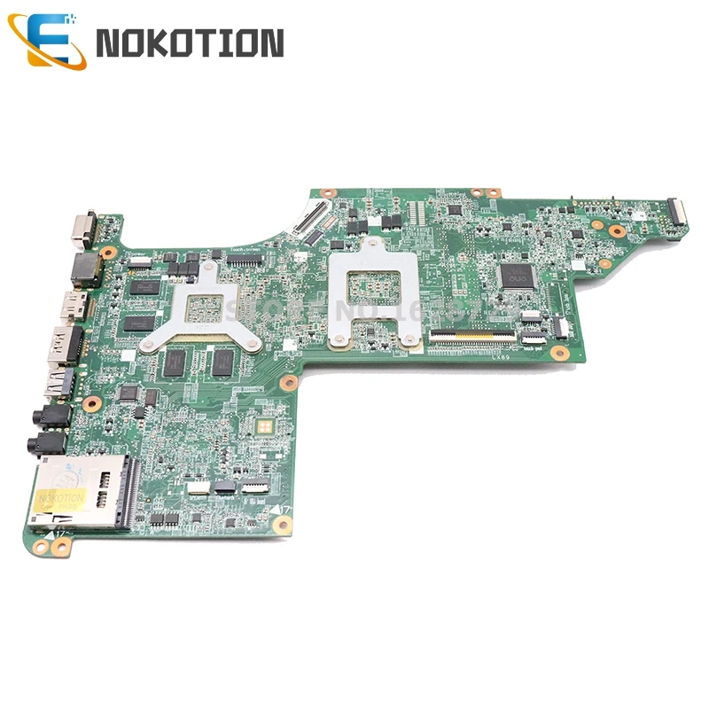 90% OFF  NOKOTION Laptop Motherboard For HP DV6 DV6-3000 series DA0LX8MB6D1 603939-001 MAIN BOARD Socket s1 