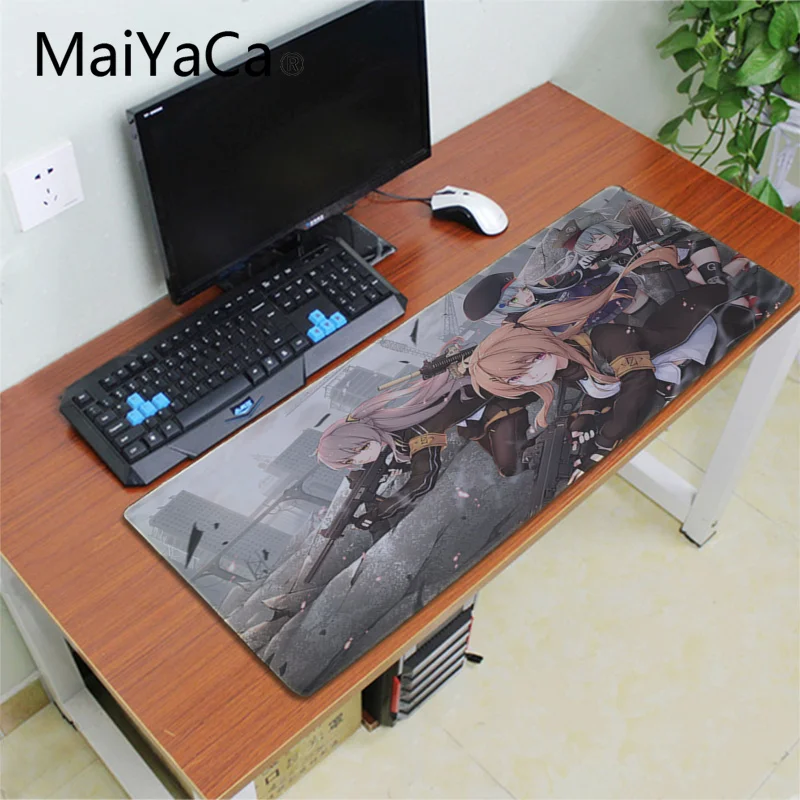 Maiyaca для девочек Frontline 4k 5k коврик для мыши игровой коврик для мыши xl скоростной игровой коврик клавиатура Коврик для мыши ноутбук Laptop персональный компьютер Настольный коврик - Цвет: Lock Edge 30x60cm