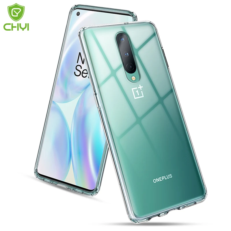 Роскошный прозрачный противоударный чехол бампер из ТПУ для Oneplus 8 pro с защитой от