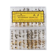 Запасной портативный купольный Часовщик плоский ремонтный инструмент водонепроницаемый с коробкой легко установить часы Корона Ассорти легкая замена