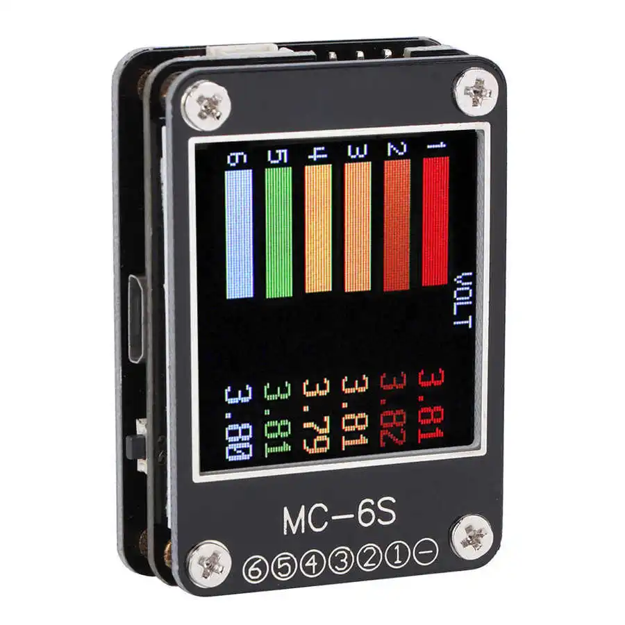MC-6S 1-6S Lipo Battery Voltage Checker Receiver Signal Tester for FPV RC Drone Spare Parts Lipo Battery Voltage