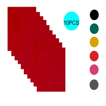 

SUNICE Multi-color Choice Valentine's Day DIY PU Heat Transfer Vinyl Iron on Couples Clothing Handmake 30cmX30cm 10 sheet Pack